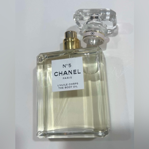 CHANEL No 5 SET Body Oil 3.4 OZ  Spray +No 5 Body Lotion 6.8 Oz + Bonus In Box - Picture 6 of 14